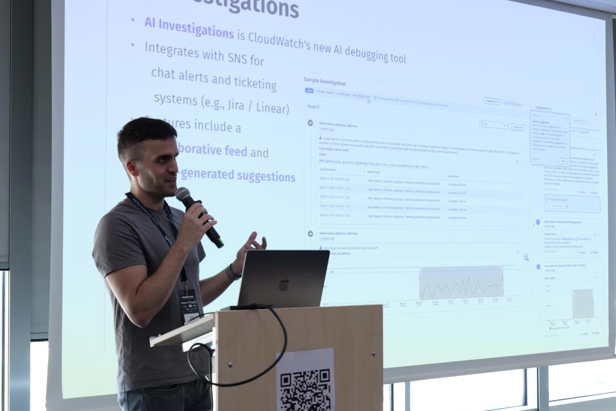 Conference image 2 for Rethinking CloudWatch: Advanced AWS-native Observability That Can Save You $100k+ On 3rd Party Tools at AWS Community Day Prague