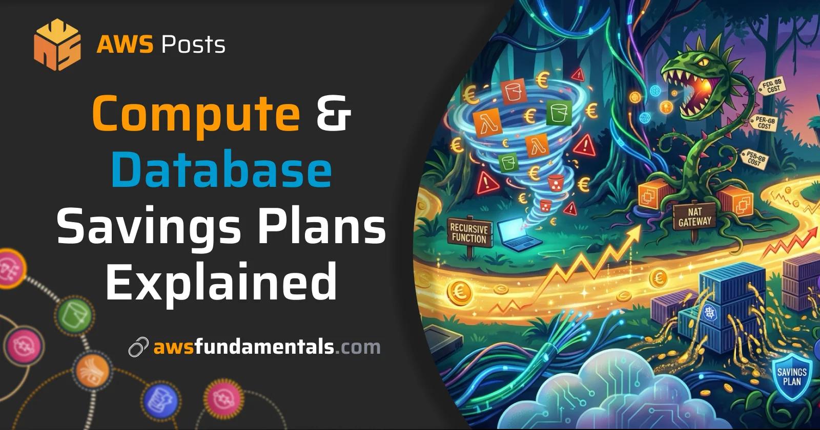 Navigating the Jungle of AWS Savings Plans for Compute and Databases